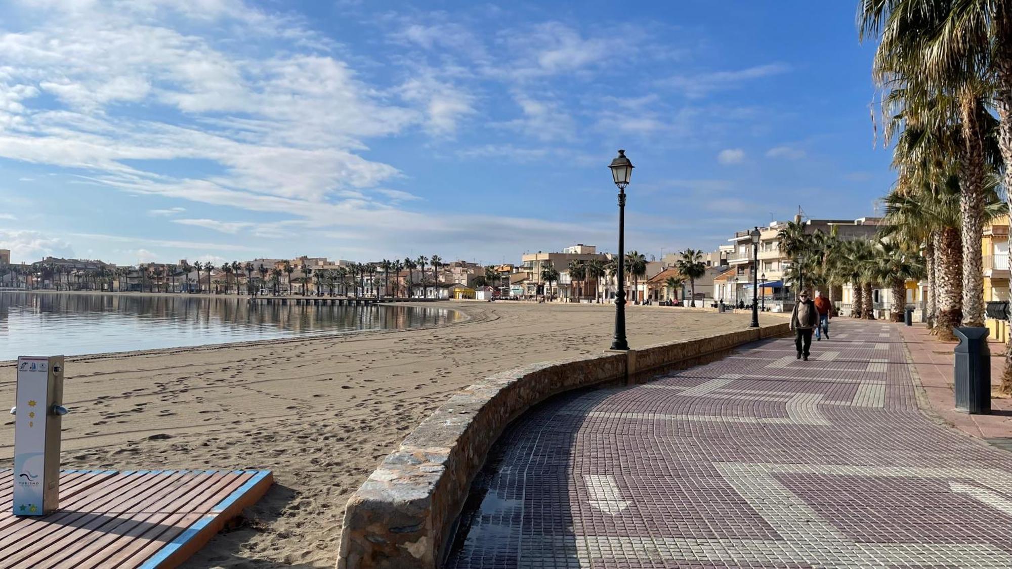 Charming Beachfront Apartment 木尔西亚 外观 照片
