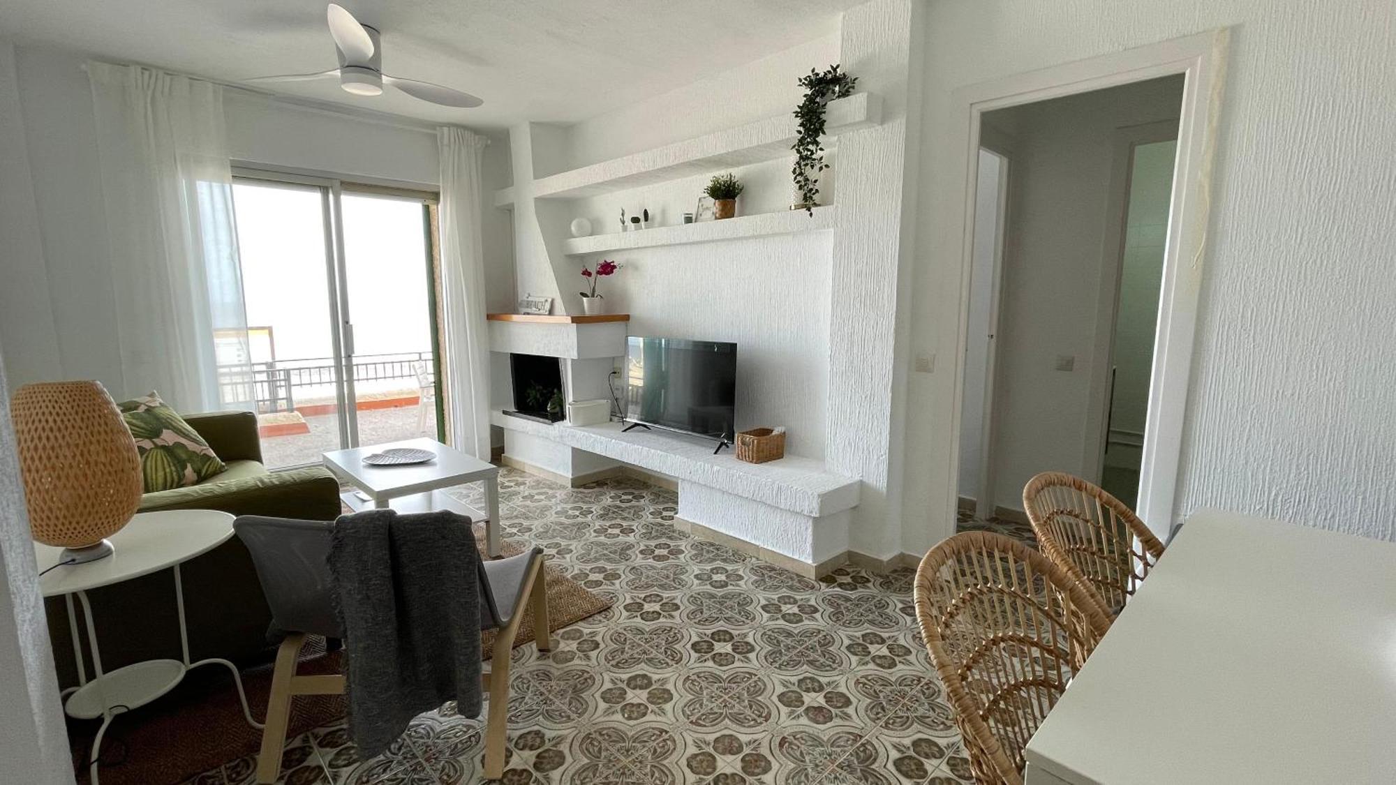 Charming Beachfront Apartment 木尔西亚 外观 照片