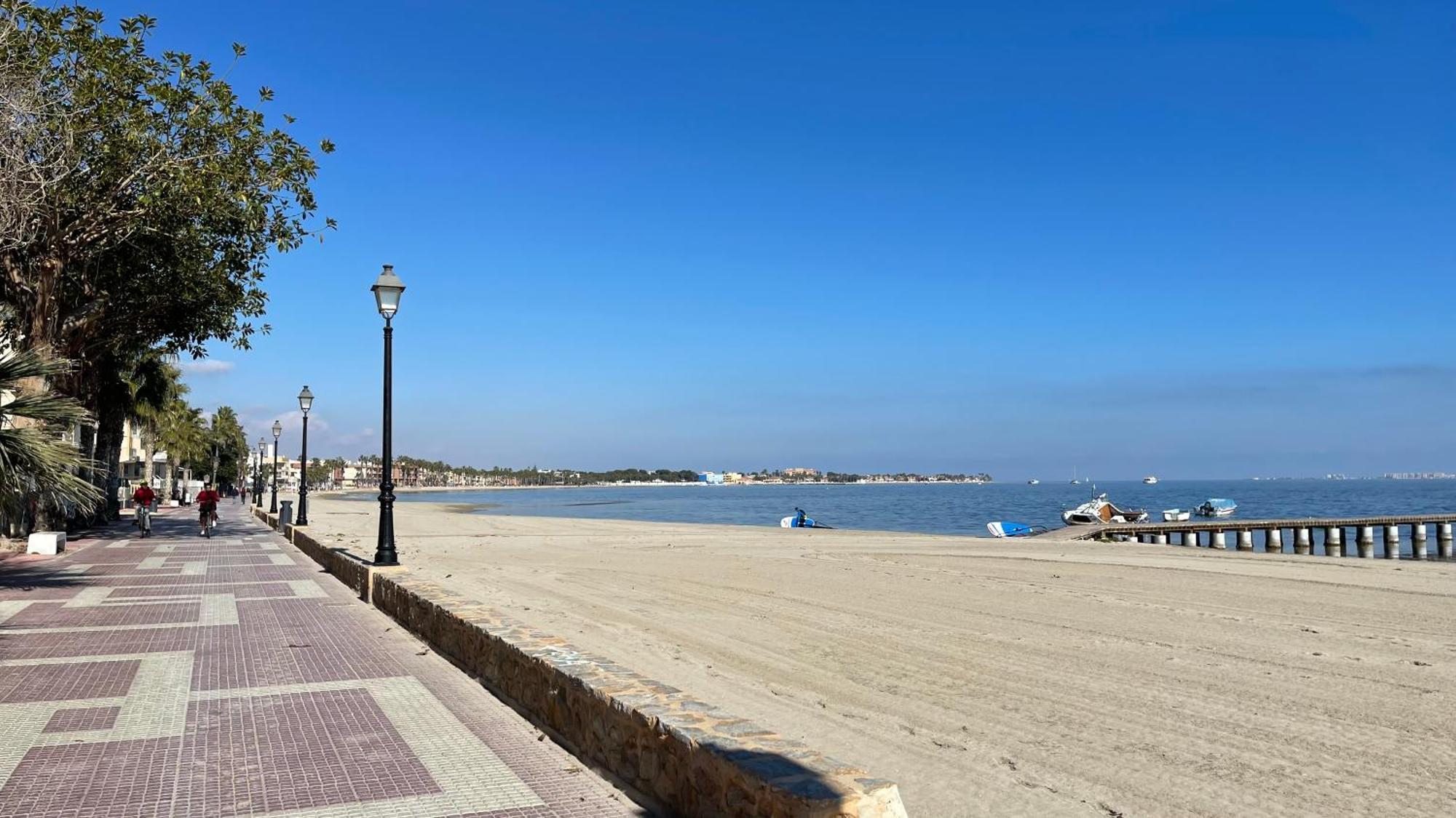 Charming Beachfront Apartment 木尔西亚 外观 照片